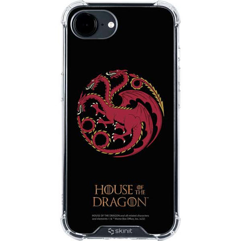 HBO House of the Dragon Red Tararyen Sigil iPhone 16e Clear Case