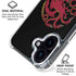HBO House of the Dragon Red Tararyen Sigil iPhone 17 Clear Case