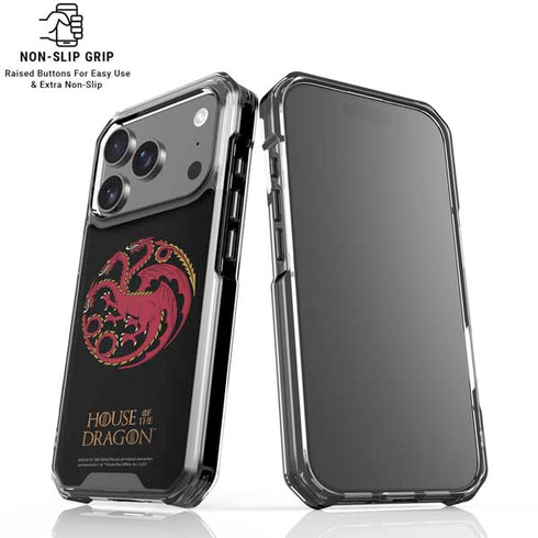 HBO House of the Dragon Red Tararyen Sigil iPhone 18 Pro Clear Case