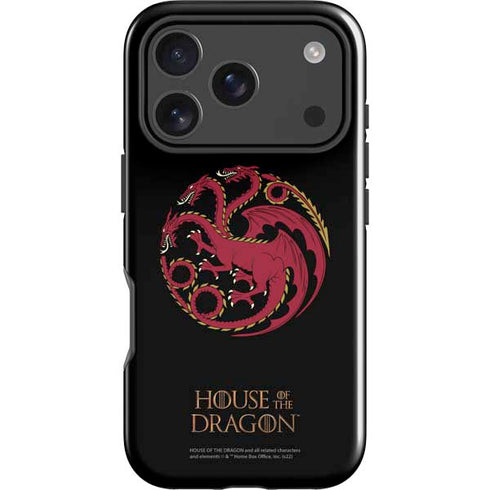 HBO House of the Dragon Red Tararyen Sigil iPhone 18 Pro Impact Case