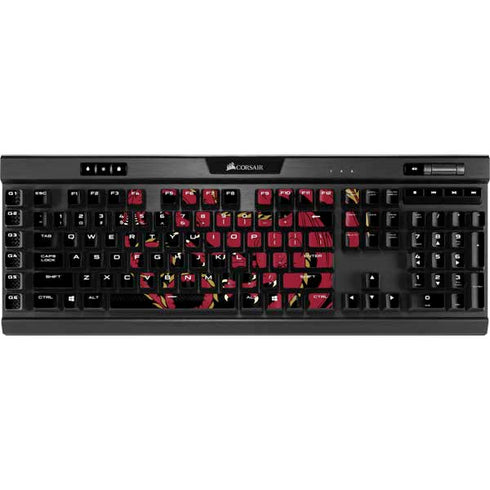 HBO House of the Dragon Red Tararyen Sigil K95 RGB PLATINUM Mechanical Gaming Keyboard Skin