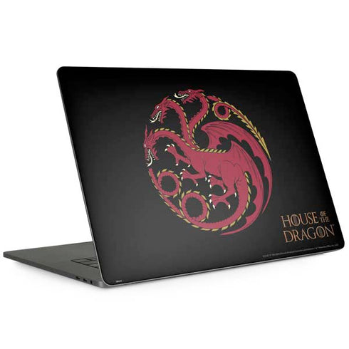 HBO House of the Dragon Red Tararyen Sigil MacBook Skins