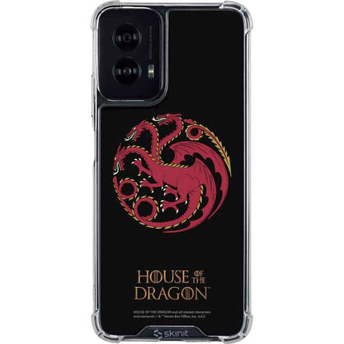 HBO House of the Dragon Red Tararyen Sigil Moto G Power 5G (2024) Clear Case