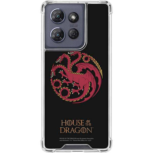 HBO House of the Dragon Red Tararyen Sigil Moto G Power 5G (2025) Clear Case