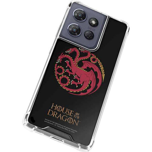 HBO House of the Dragon Red Tararyen Sigil Moto G Power 5G (2025) Clear Case