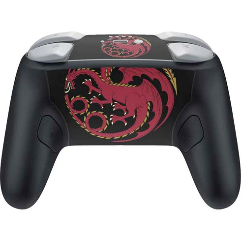 HBO House of the Dragon Red Tararyen Sigil Nintendo Switch 2 (2025) Pro Controller Skin