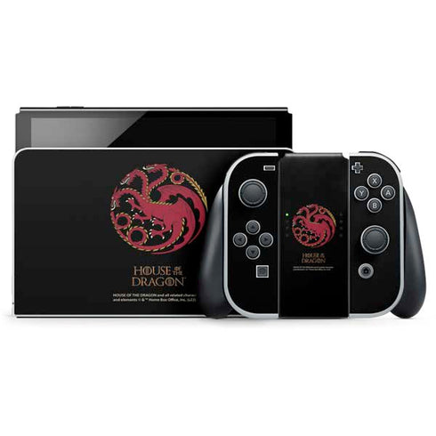 HBO House of the Dragon Red Tararyen Sigil Nintendo Skins