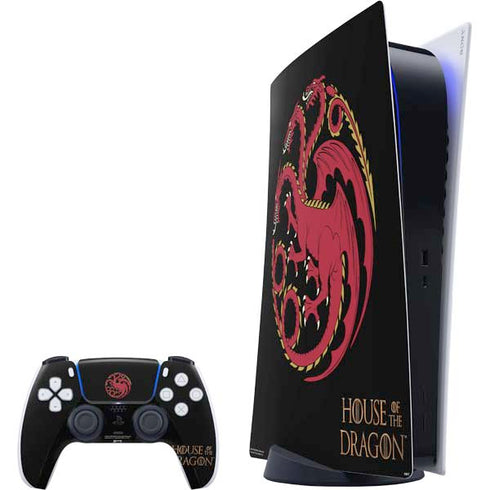 HBO House of the Dragon Red Tararyen Sigil PlayStation PS5 Skins