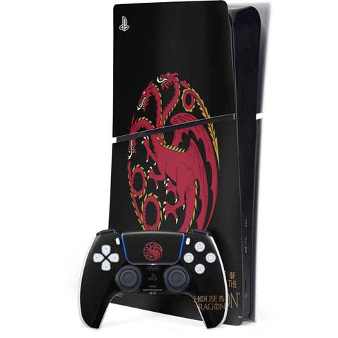 HBO House of the Dragon Red Tararyen Sigil PlayStation PS5 Skins