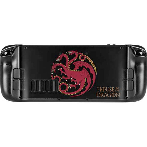 HBO House of the Dragon Red Tararyen Sigil Steam Deck Handheld Gaming Computer OLED Skin