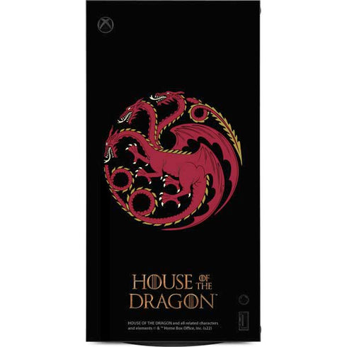 HBO House of the Dragon Red Tararyen Sigil XBox Series X Digital Edition Console Skin
