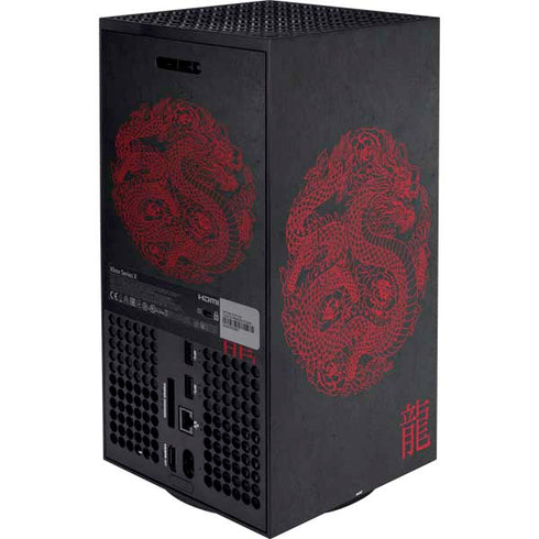 Red Dragon XBox Series X Digital Edition Bundle Skin