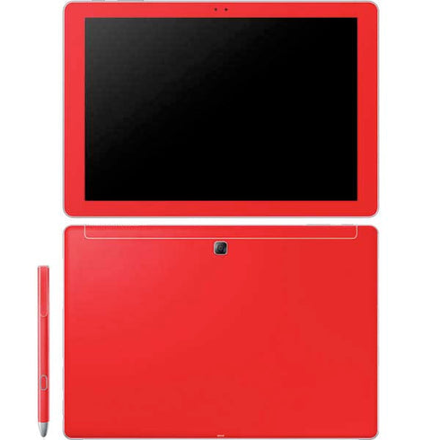 Red Galaxy Book 12in Skin