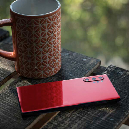 Red Galaxy Note 10 Plus Skin
