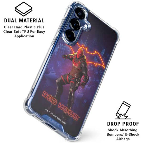 DC Comics Gotham Knights Red Hood Galaxy S25 FE Clear Case