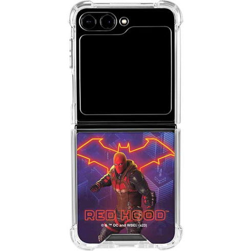 DC Comics Gotham Knights Red Hood Galaxy Z Flip6 Clear Case