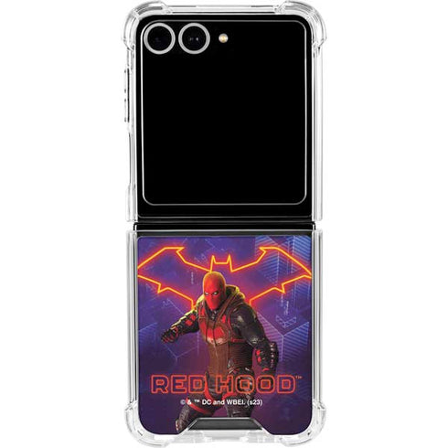 DC Comics Gotham Knights Red Hood Galaxy Z Flip7 Clear Case