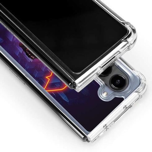 DC Comics Gotham Knights Red Hood Galaxy Z Fold5 5G Clear Case