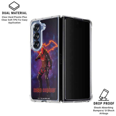 DC Comics Gotham Knights Red Hood Galaxy Z Fold6 Clear Case