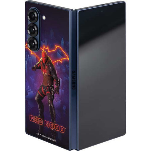 DC Comics Gotham Knights Red Hood Galaxy Z Fold6 Skin