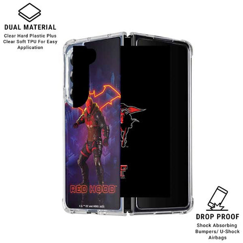 DC Comics Gotham Knights Red Hood Galaxy Z Fold7 Clear Case