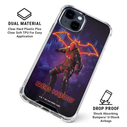 DC Comics Gotham Knights Red Hood iPhone 15 Clear Case