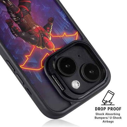 DC Comics Gotham Knights Red Hood iPhone 15 Kickstand Case