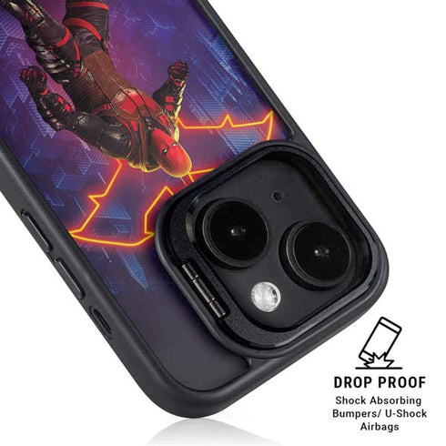 DC Comics Gotham Knights Red Hood iPhone 15 Plus Kickstand Case