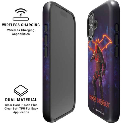 DC Comics Gotham Knights Red Hood iPhone 16 Plus Magsafe Impact Case
