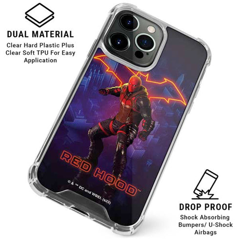DC Comics Gotham Knights Red Hood iPhone 16 Pro Clear Case