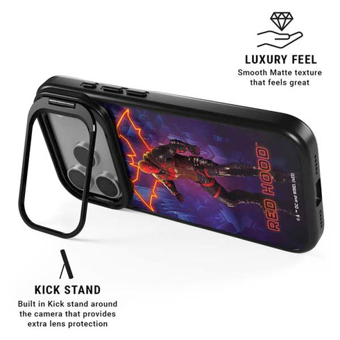 DC Comics Gotham Knights Red Hood iPhone 17 Pro Kickstand Case