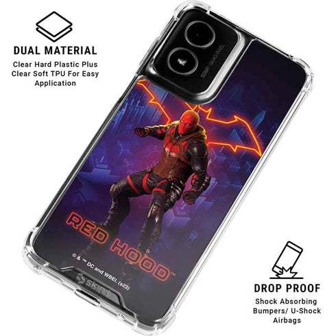 DC Comics Gotham Knights Red Hood Moto G Power 5G (2024) Clear Case