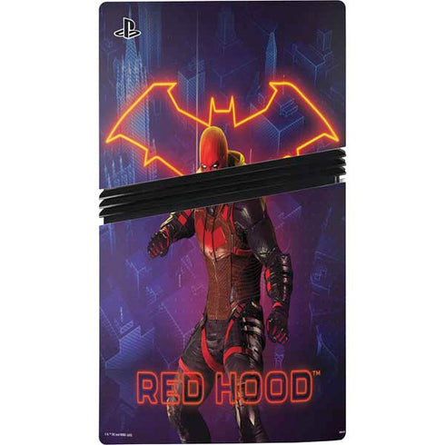 DC Comics Gotham Knights Red Hood PS5 Pro Console Skin
