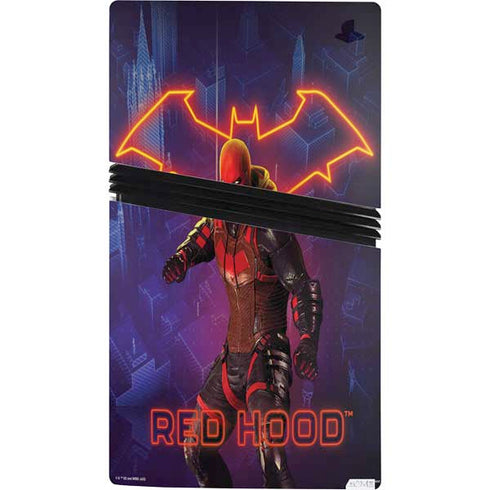 DC Comics Gotham Knights Red Hood PS5 Pro Console Skin