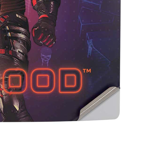 DC Comics Gotham Knights Red Hood PS5 Pro Disk Console Skin