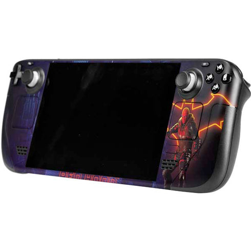 DC Comics Gotham Knights Red Hood Steam Deck Handheld Gaming Computer Skin