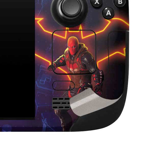 DC Comics Gotham Knights Red Hood Steam Deck Handheld Gaming Computer Skin