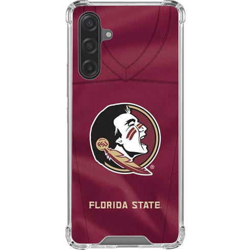 Florida State University Red Jersey Galaxy A17 Clear Case