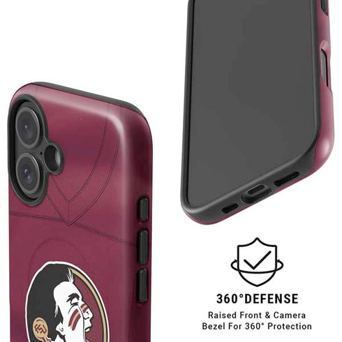 Florida State University Red Jersey iPhone 16 Plus Magsafe Impact Case