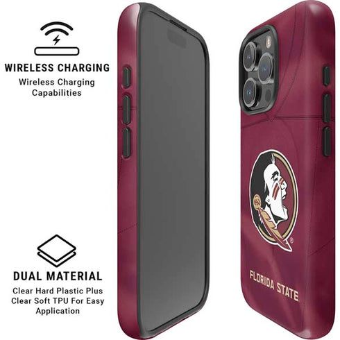 Florida State University Red Jersey iPhone 16 Pro Magsafe Impact Case