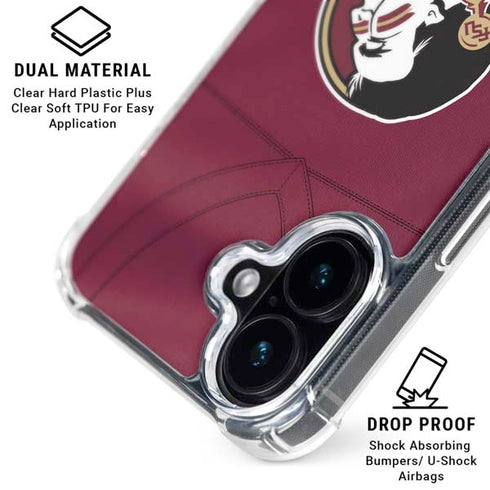 Florida State University Red Jersey iPhone 17 Clear Case
