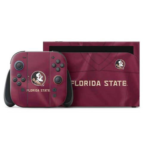 Florida State University Red Jersey Nintendo Switch 2 (2025) with Joy-Con Skin