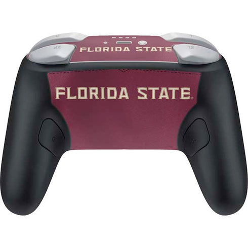 Florida State University Red Jersey Nintendo Switch 2 (2025) Pro Controller Skin