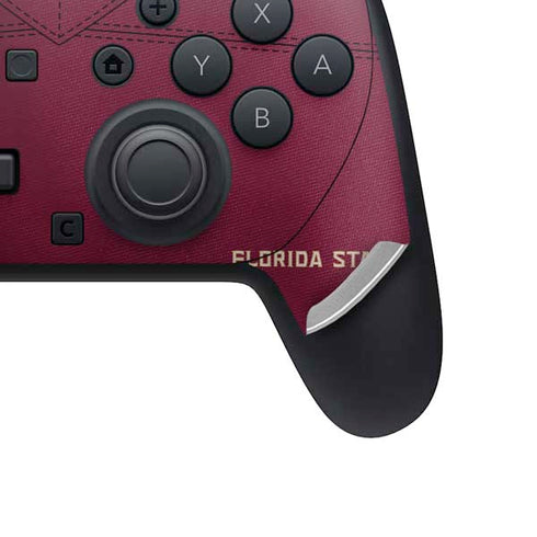 Florida State University Red Jersey Nintendo Switch 2 (2025) Pro Controller Skin