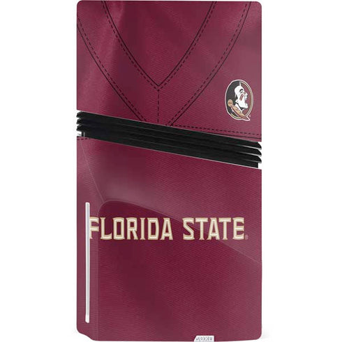 Florida State University Red Jersey PS5 Pro Disk Bundle Skin