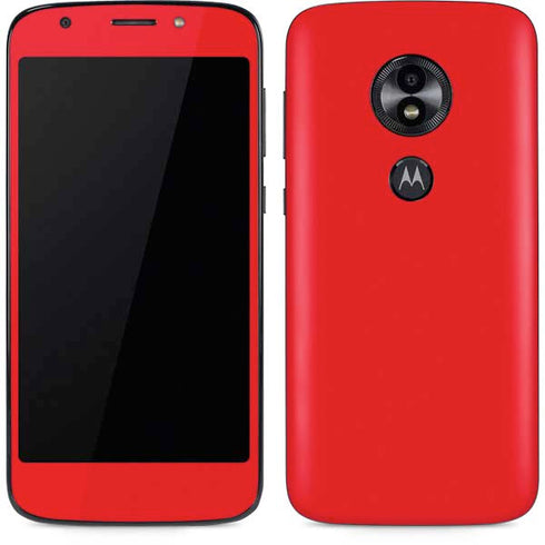 Red Moto E5 Play Skin