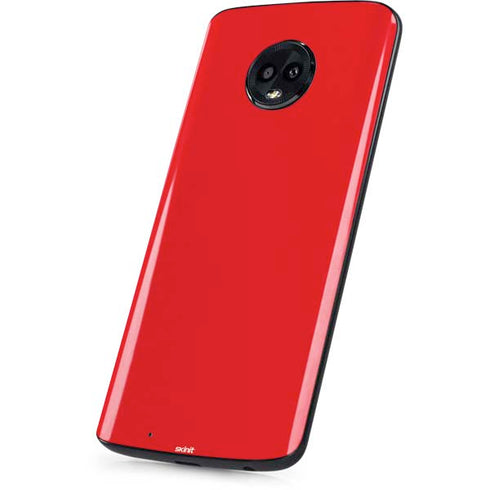 Red Moto G6 Skin