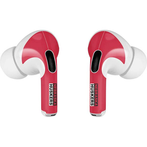 University of Nebraska Red Huskers AirPods Pro 2nd Gen Skin