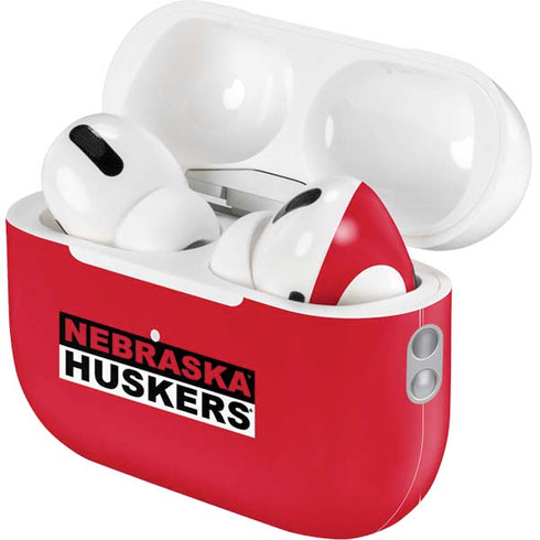 University of Nebraska Red Huskers AirPods Pro 2nd Gen Skin