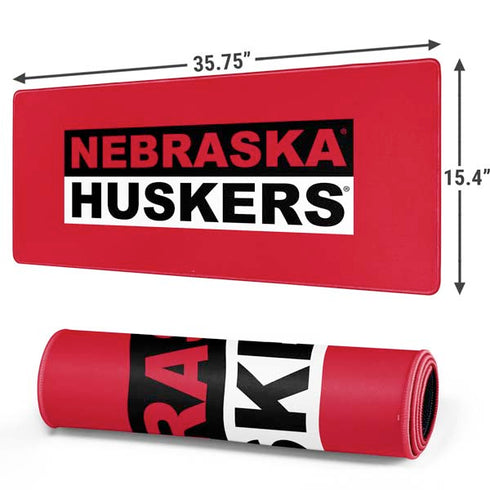 University of Nebraska Red Huskers Gaming Mouse Pad
